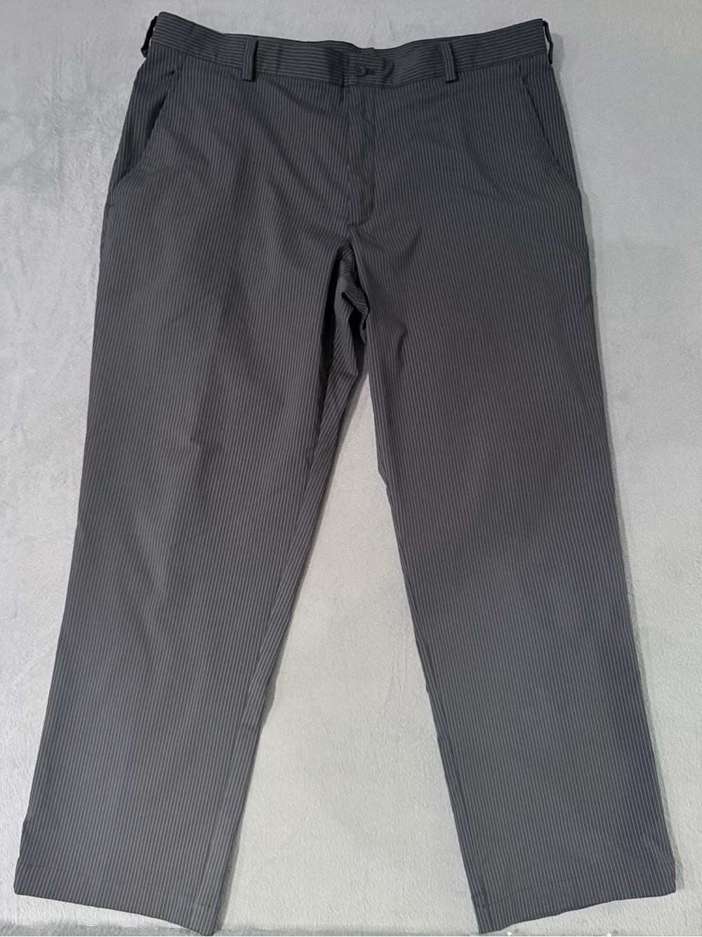 NikeGolf - Men's Gray Pinstripe Chinos